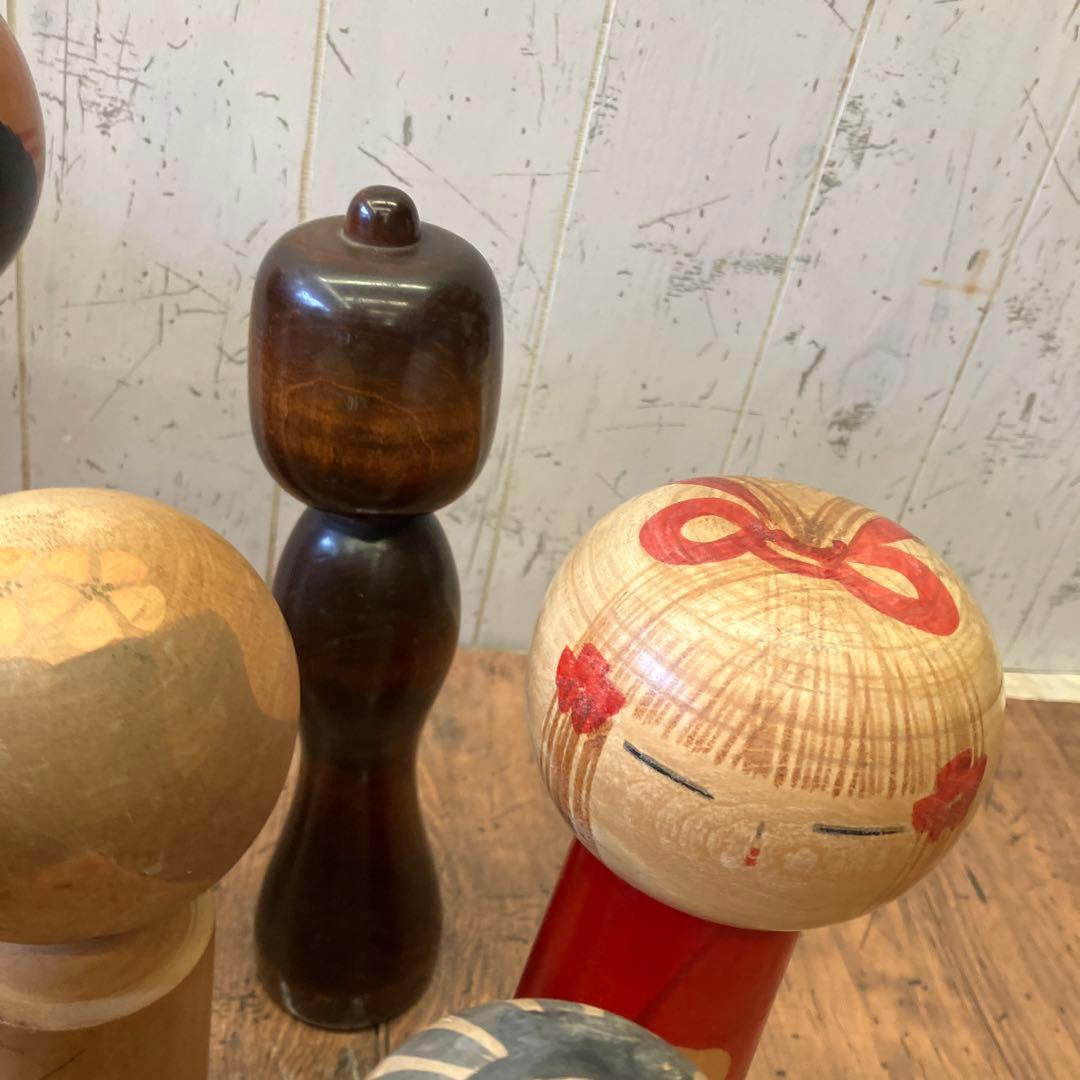 昭和レトロ こけし 小芥子 21体セット まとめ売り 日本人形 伝統工芸品