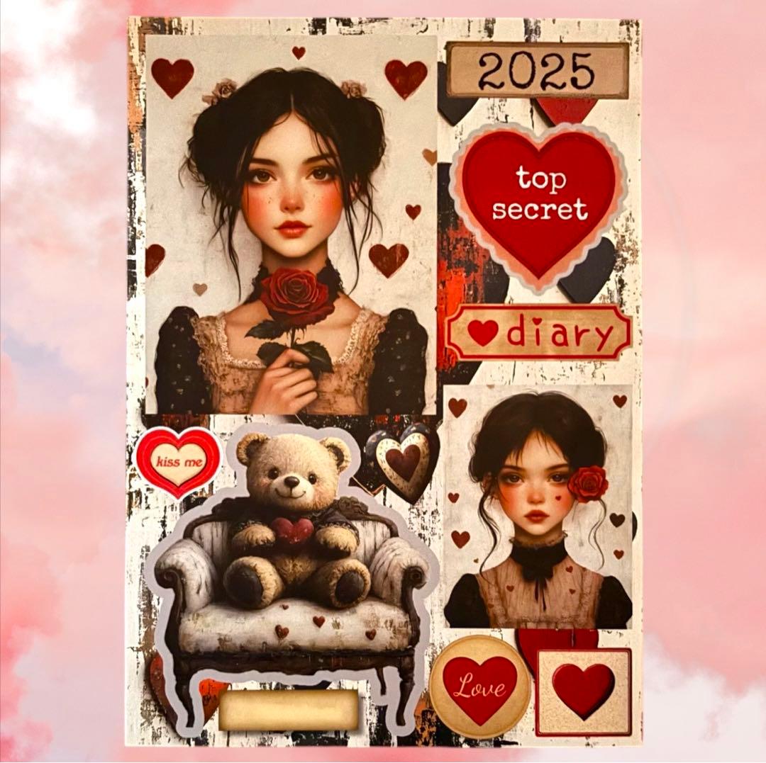 【an-2】 antennna様　素材シート　コラージュシート　デザインペーパー