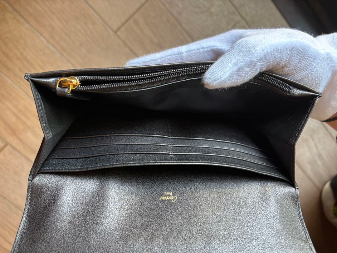 カルティエ　Cartier 長財布　 ハラコ　ゼブラ　箱付き