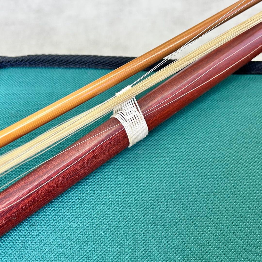 (k20)中国楽器 二胡 弦楽器 蛇革 パイソン 美品 ケース付き 中国蘇州