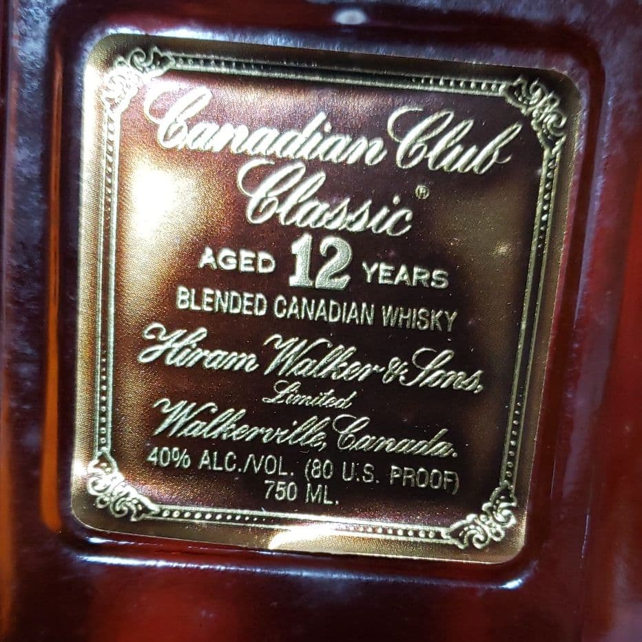 ウイスキー Canadian Club Classic AGED 12 YEARS