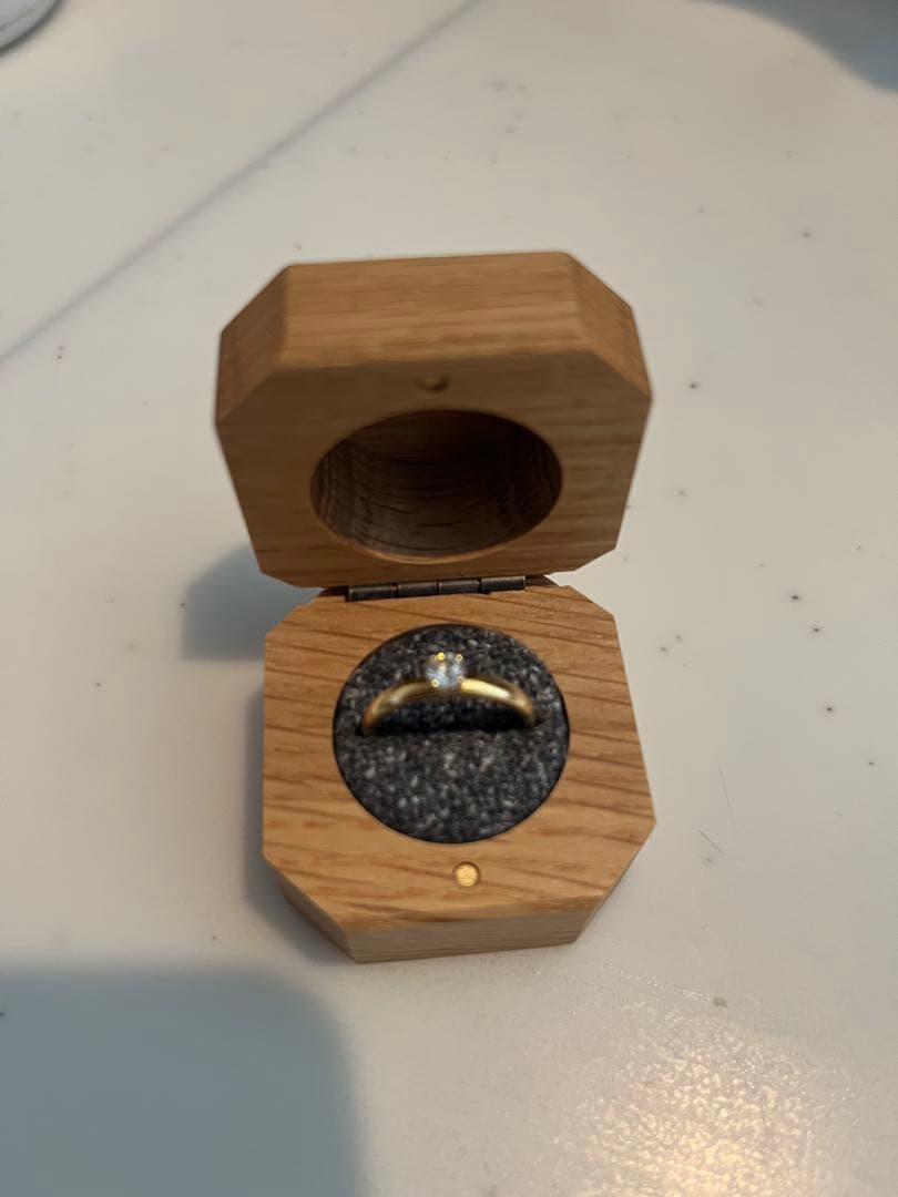 K18 ダイヤモンド0.2 手作り