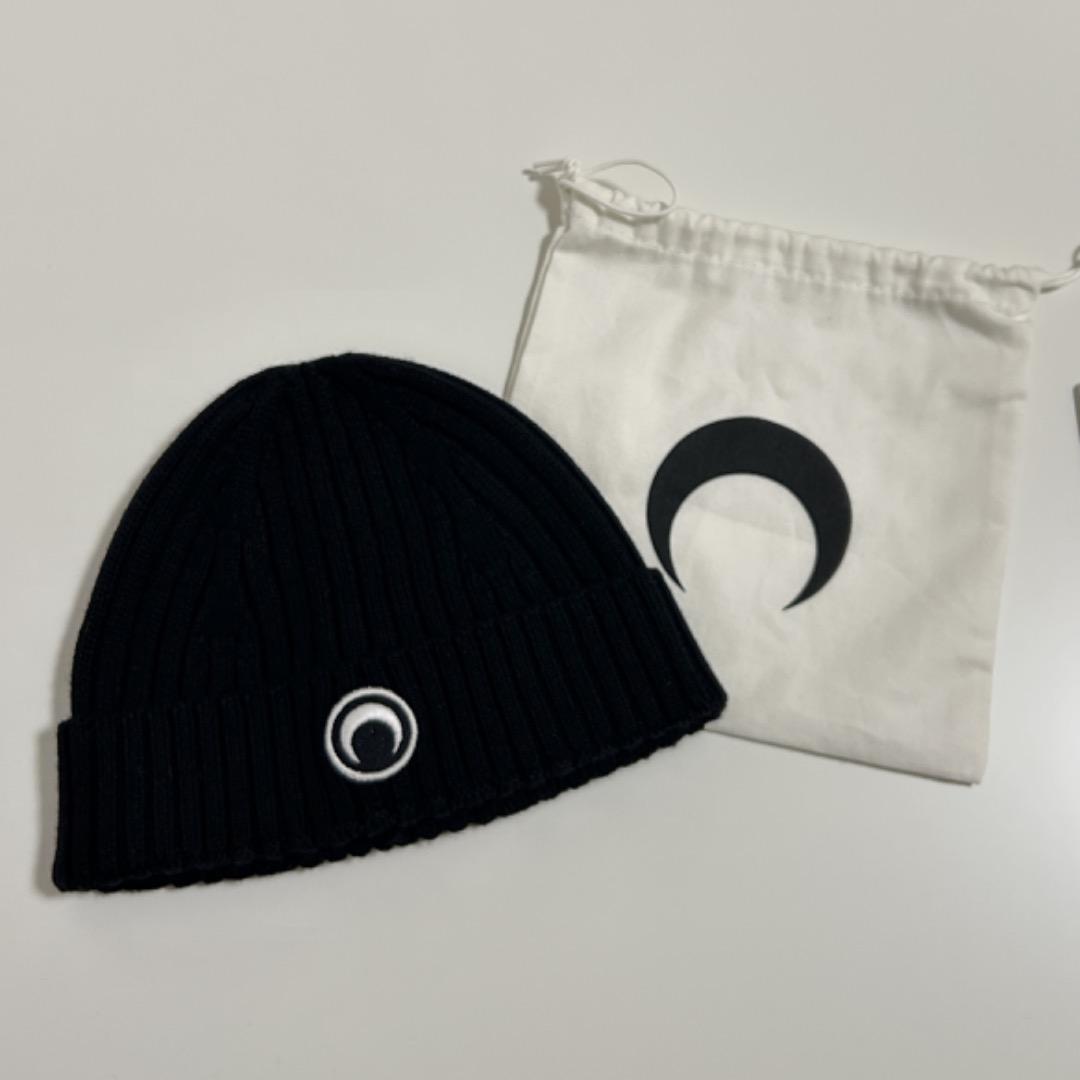 新品【マリーンセル】MARINE SERRE　ウール リブビーニー