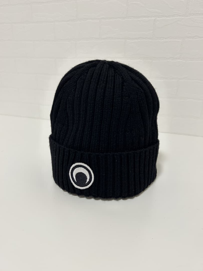 新品【マリーンセル】MARINE SERRE　ウール リブビーニー