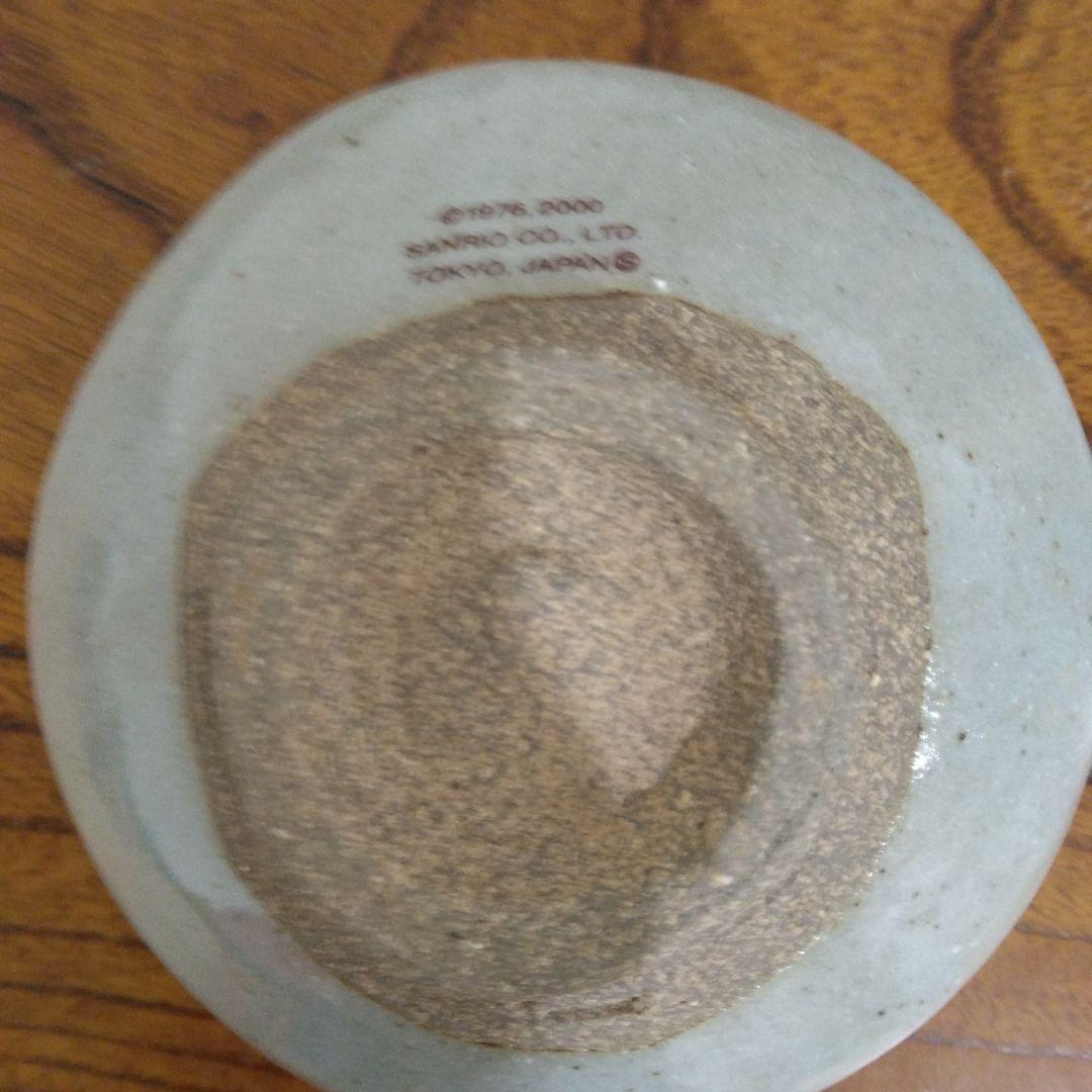 【る781】美濃唐津　平正窯　ハローキティ 茶碗　抹茶