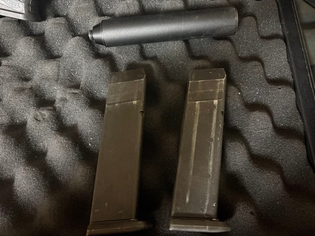 マルゼンワルサーP99固定スライド サプレッサー、ケース付き