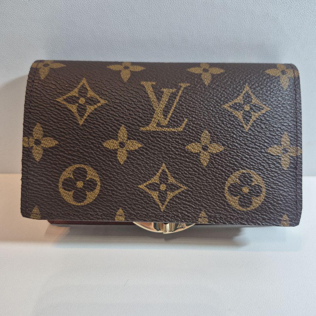 ルイヴィトン モノグラム ポルトフォイユ ヴィエノワ がま口財布