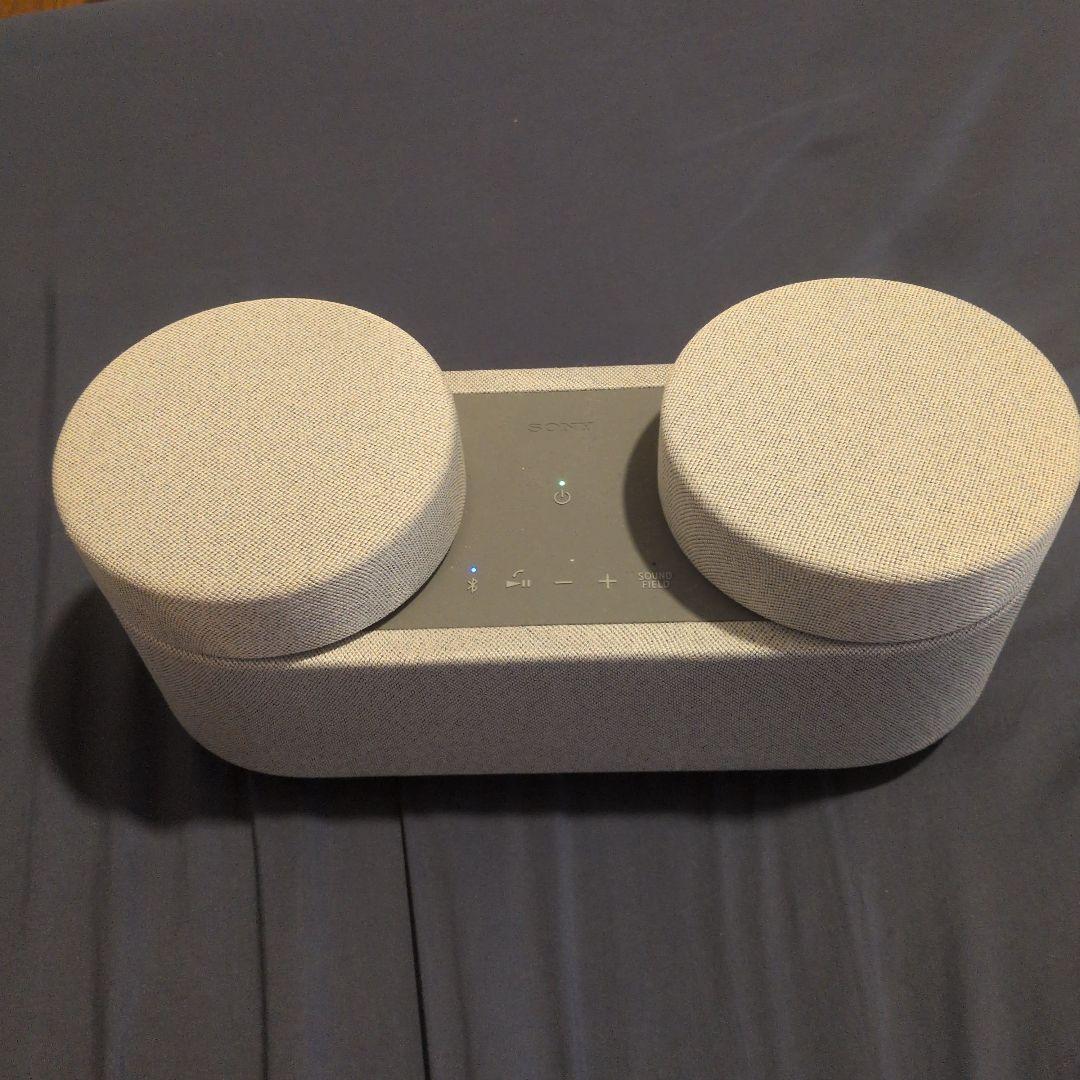 ワイヤレススピーカー グレー 2つのスピーカー sony ht-ax7