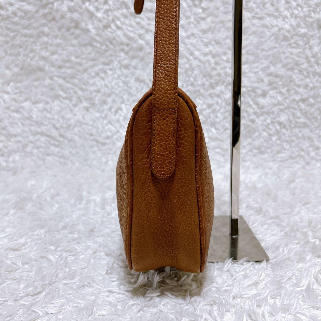 希少品✨ポロラルフローレン　ショルダーバッグ　ブラウン　ホースロゴ　ヴィンテージ