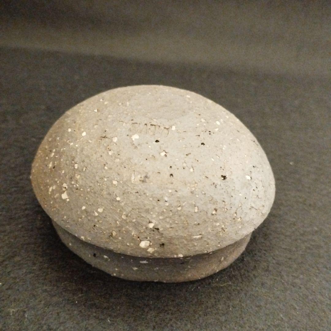 佐藤和彦　黒陶銀彩文　ぐい呑