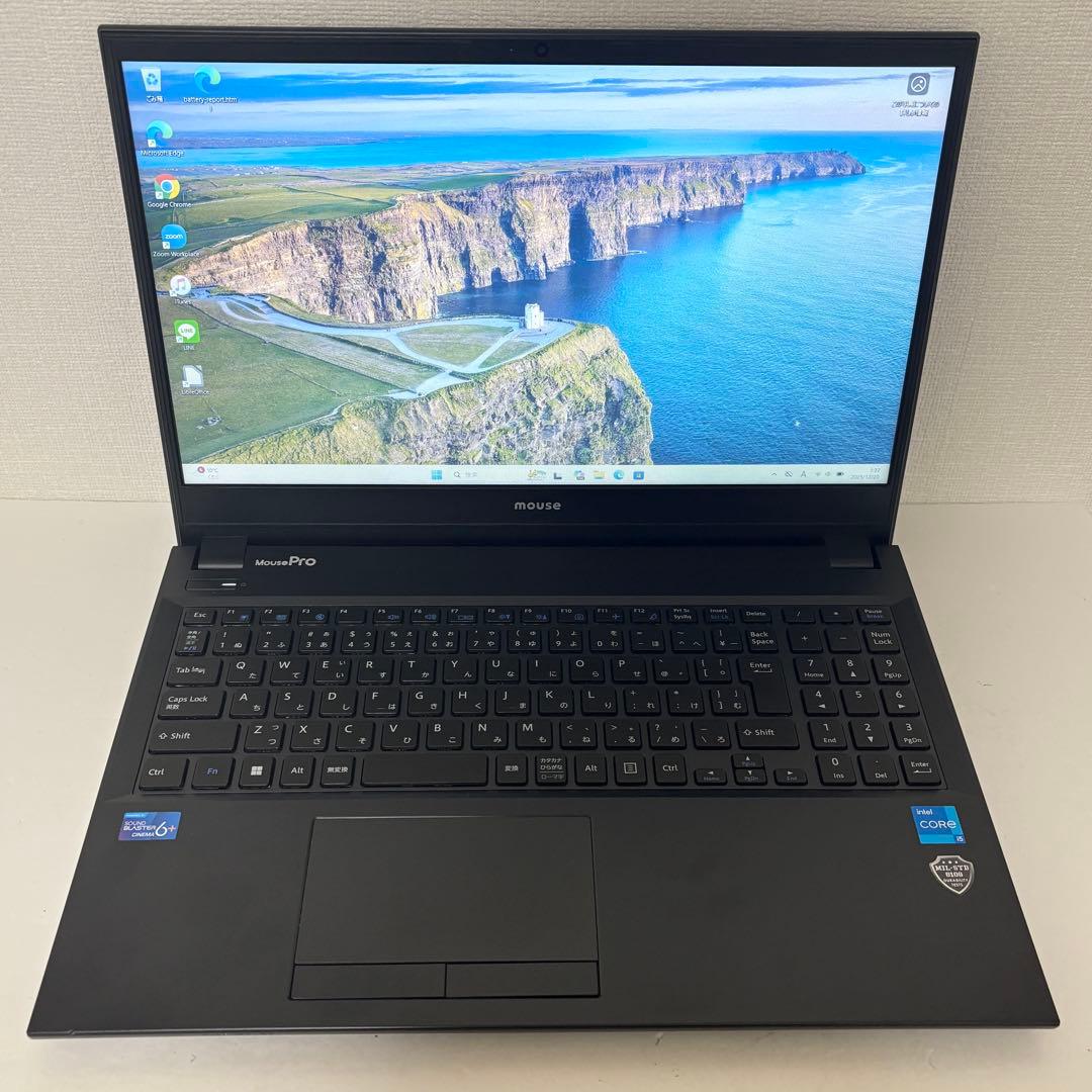【大画面高性能】i5第12世代✨マウスコンピューター MPro-NB550