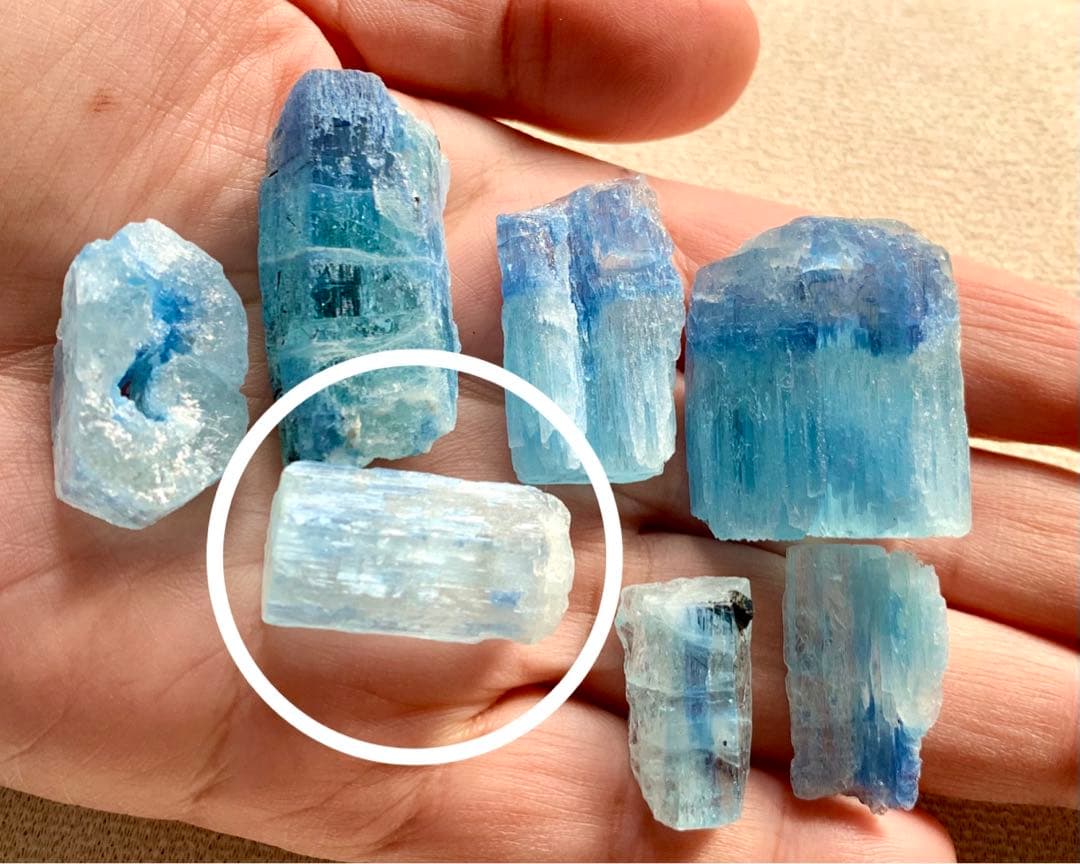 かっこよいツートーンカラー蝕像アクアマリンE/オマケ付き