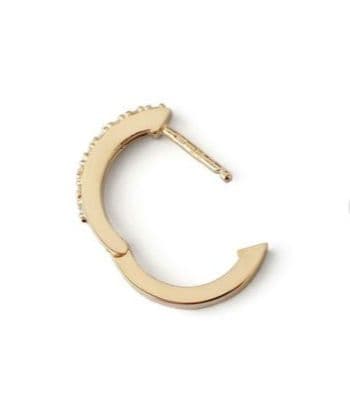 SIENA ROSE　ダイヤラインフープピアス