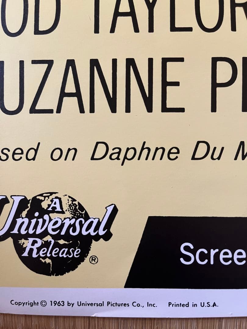 ヒッチコック　鳥　リプロポスター