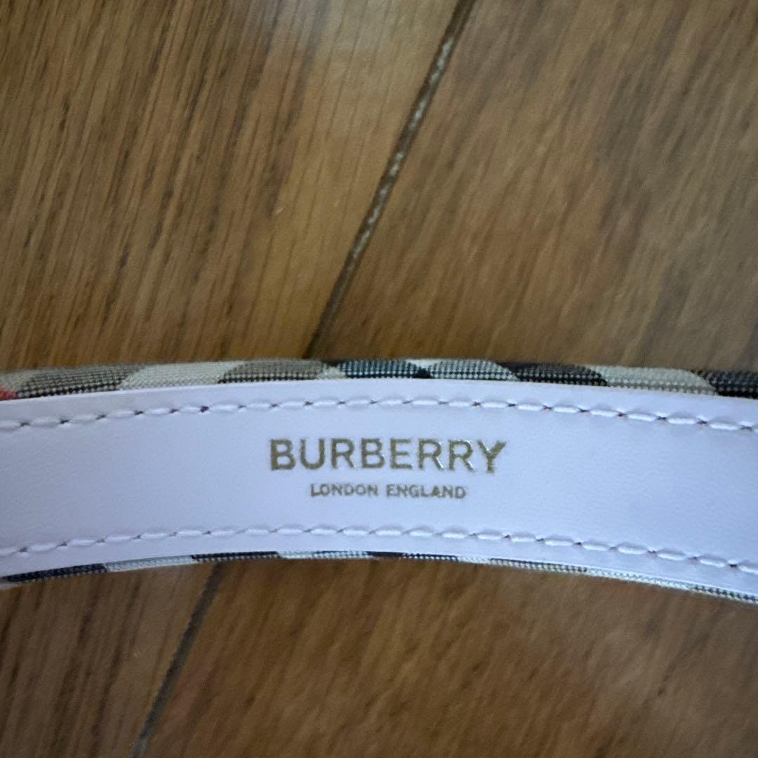 BURBERRY チェック柄 ヘアバンド