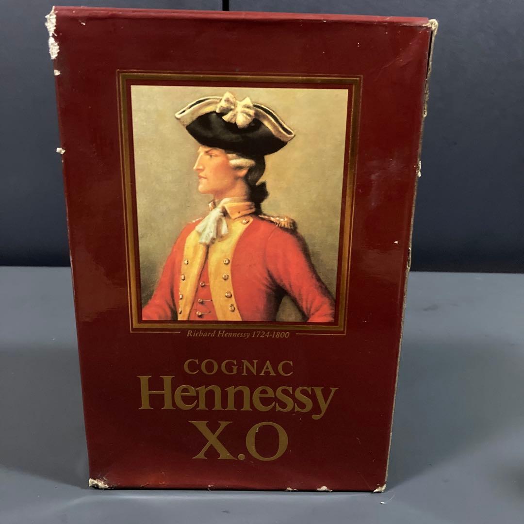 Hennessy XO コニャック 金キャップ　グリーンボトル
