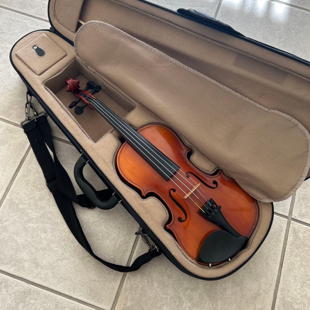 バイオリン　ケースと弓付き　スズキ　SUZUKI 鈴木　 1/2 分数
