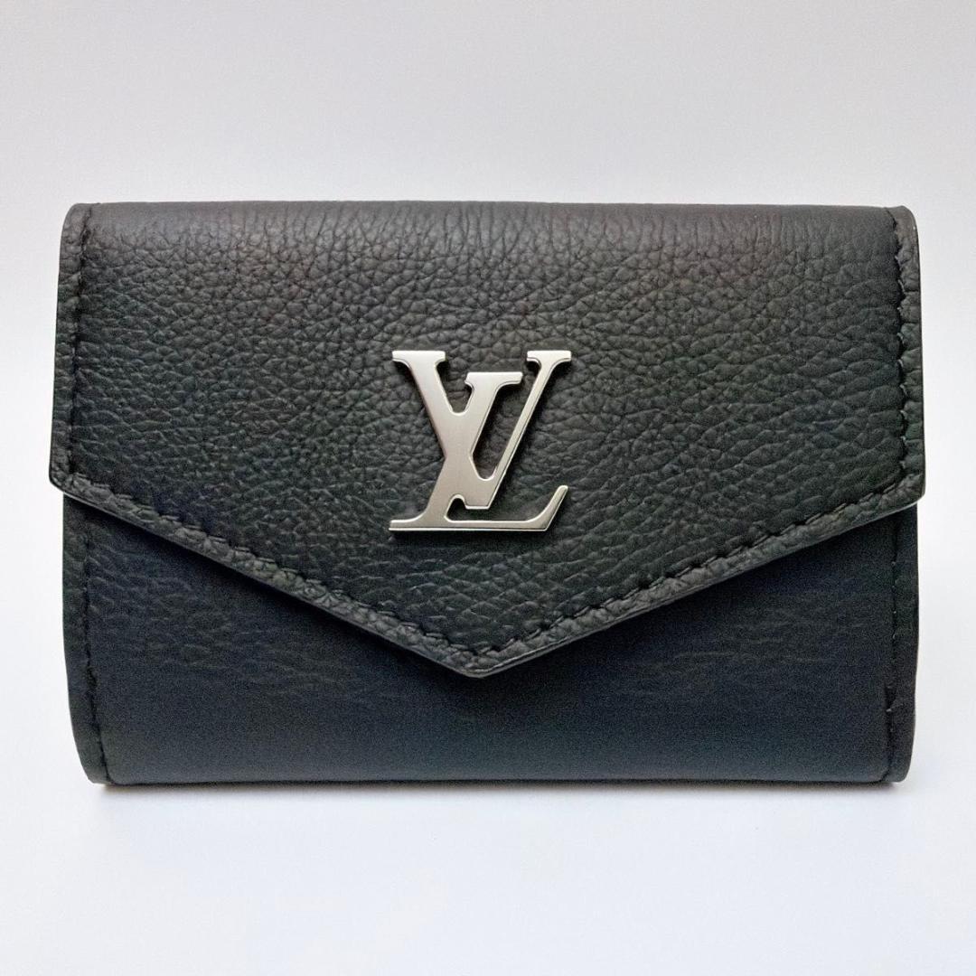 ルイヴィトン ポルトフォイユ・ロックミニ 三つ折り財布 ブラック M63921