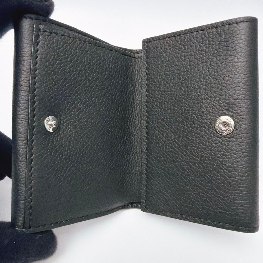 ルイヴィトン ポルトフォイユ・ロックミニ 三つ折り財布 ブラック M63921