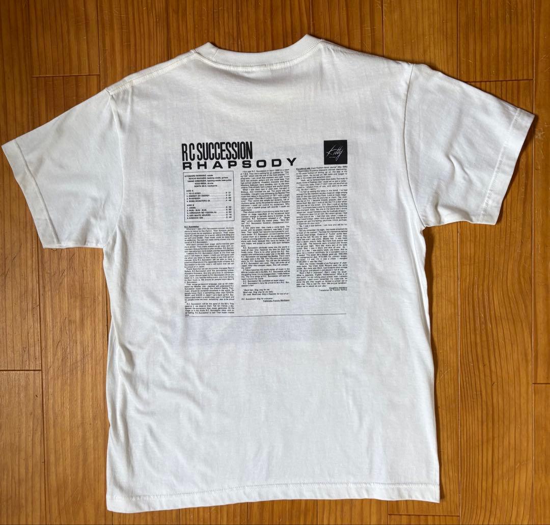 RCサクセション 「ラプソディー」Tシャツ（2018年ver.）ジャケ両面