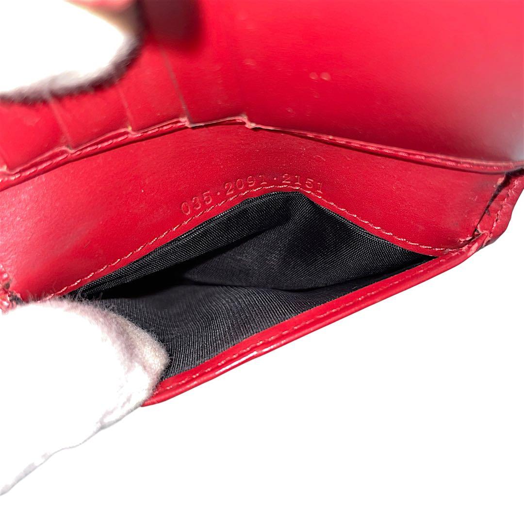 【鑑定済】美品・GUCCI グッチ　キャンバス　赤　ベージュ　GG総柄