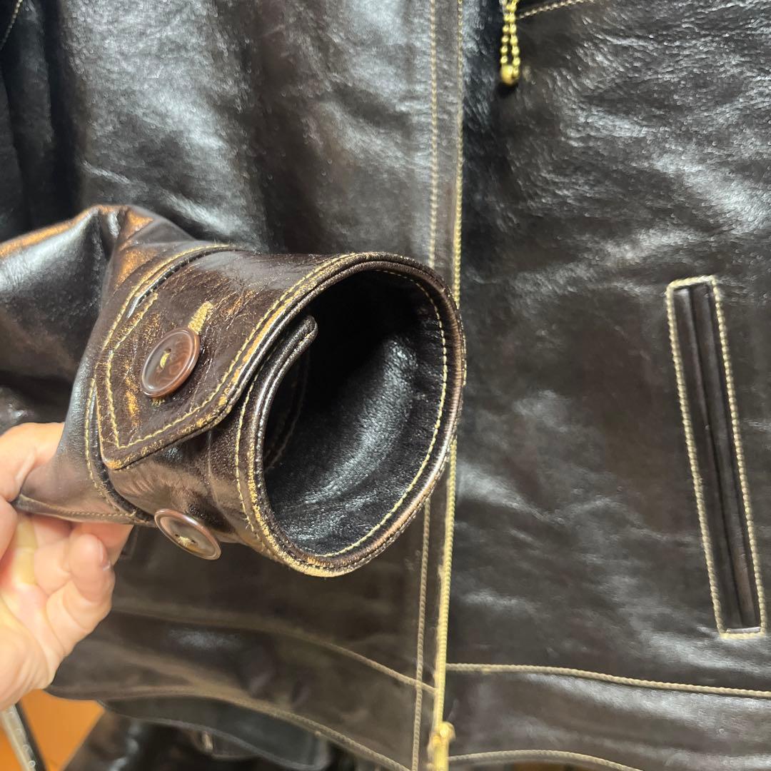 レインボーカントリー アメリカ屋別注ハイウェイマン サイズ38シールブラウン