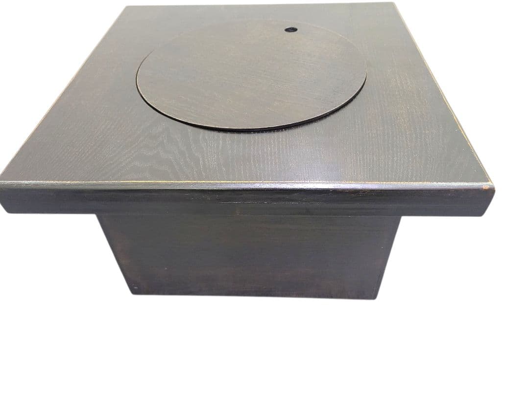 [未使用品] テーブル火鉢 45cmx45cmx26cm 囲炉裏 置炉