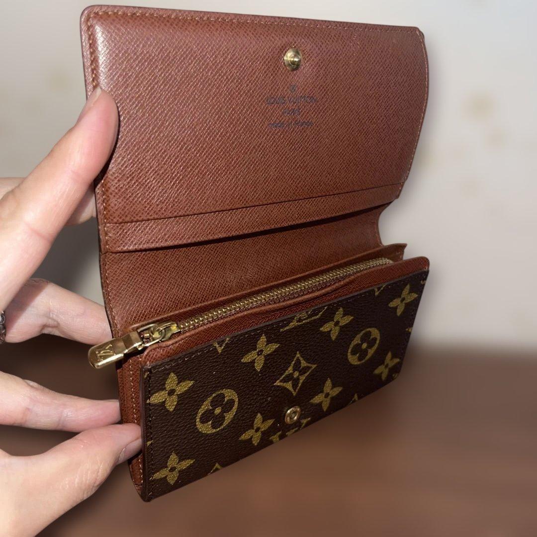 【極美品】ルイヴィトン モノグラム ポルトモネ ビエ トレゾール 二つ折り財布