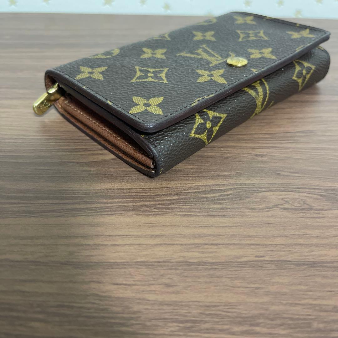 【極美品】ルイヴィトン モノグラム ポルトモネ ビエ トレゾール 二つ折り財布