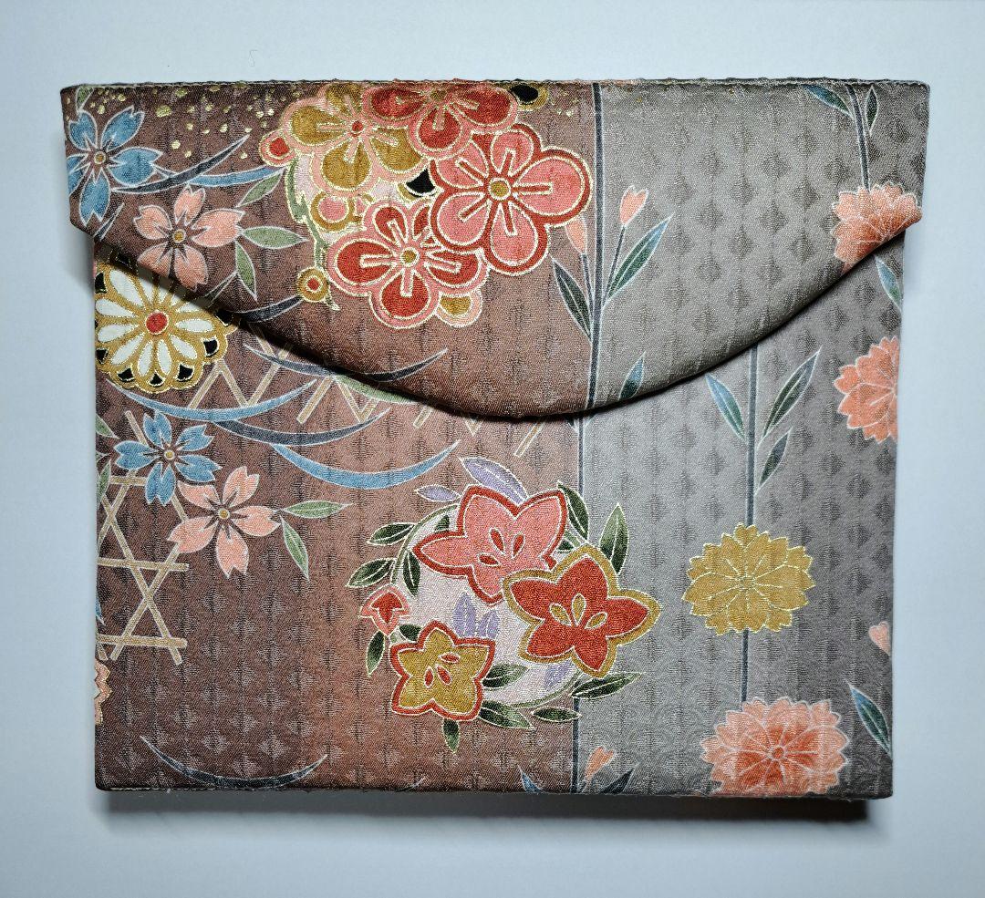 YOKORAさま専用　ふくさ挟み⭐地紙枝花文