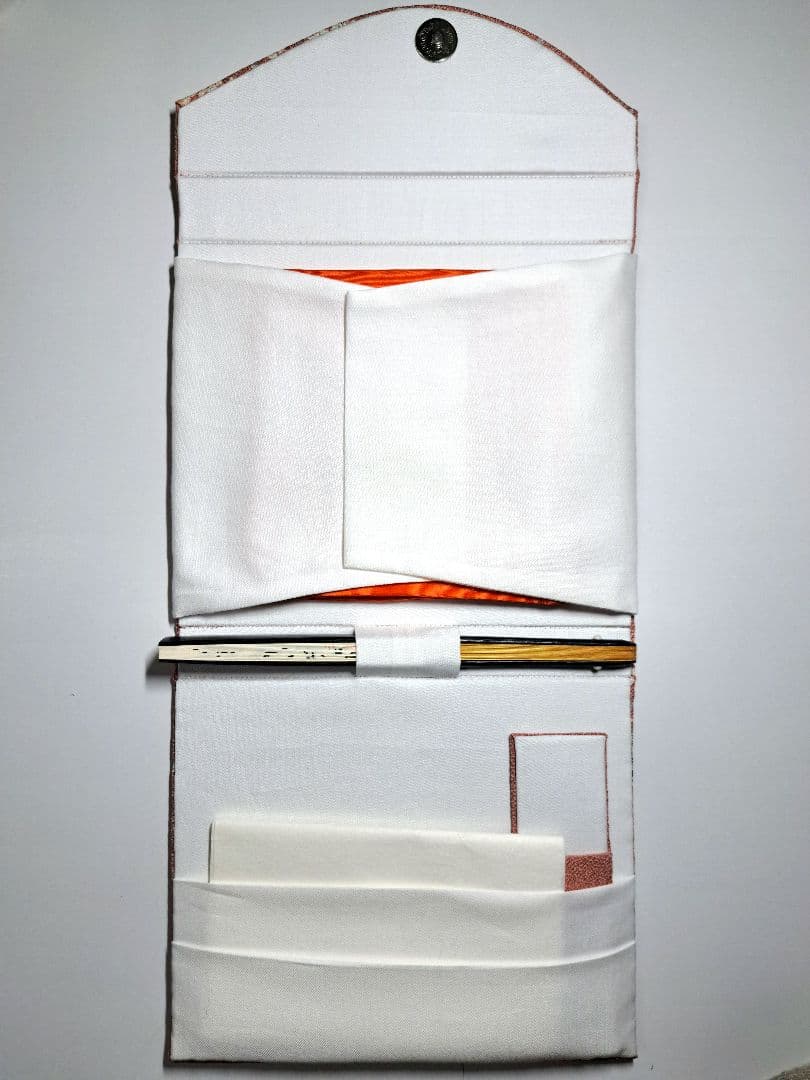 YOKORAさま専用　ふくさ挟み⭐地紙枝花文