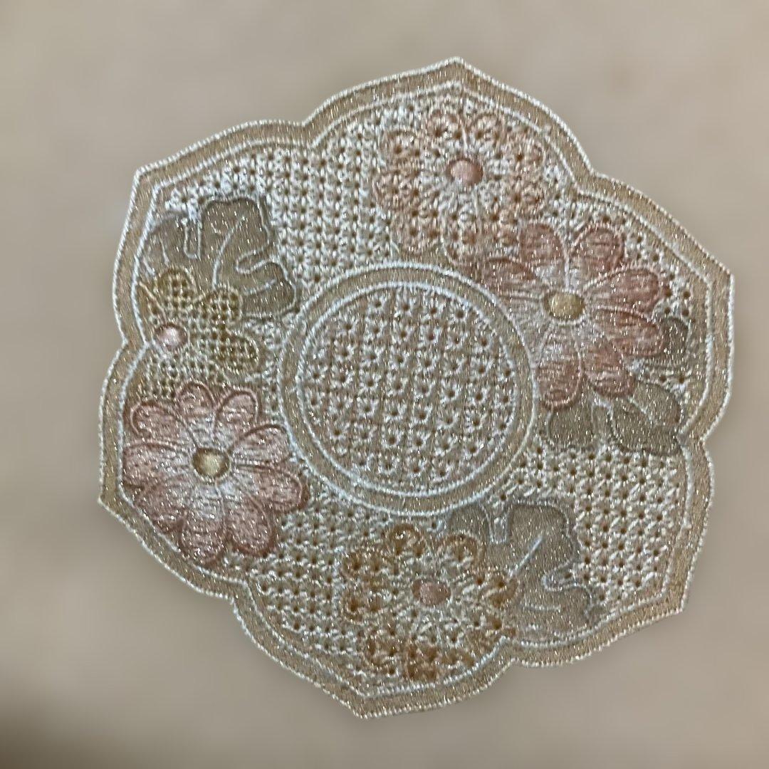 k　No.2927 未使用シリーズ正絹作家汕頭刺繍訪問着　落款　超美品