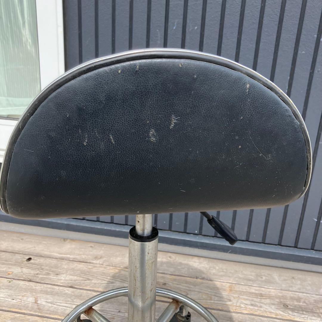 インダストリアル 工業系 回転式スツール ワークチェア キャスター付き