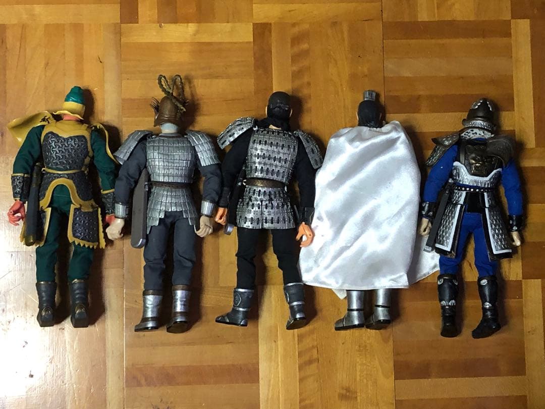 三国志　五虎将軍フィギュア 5体セット1/8サイズ