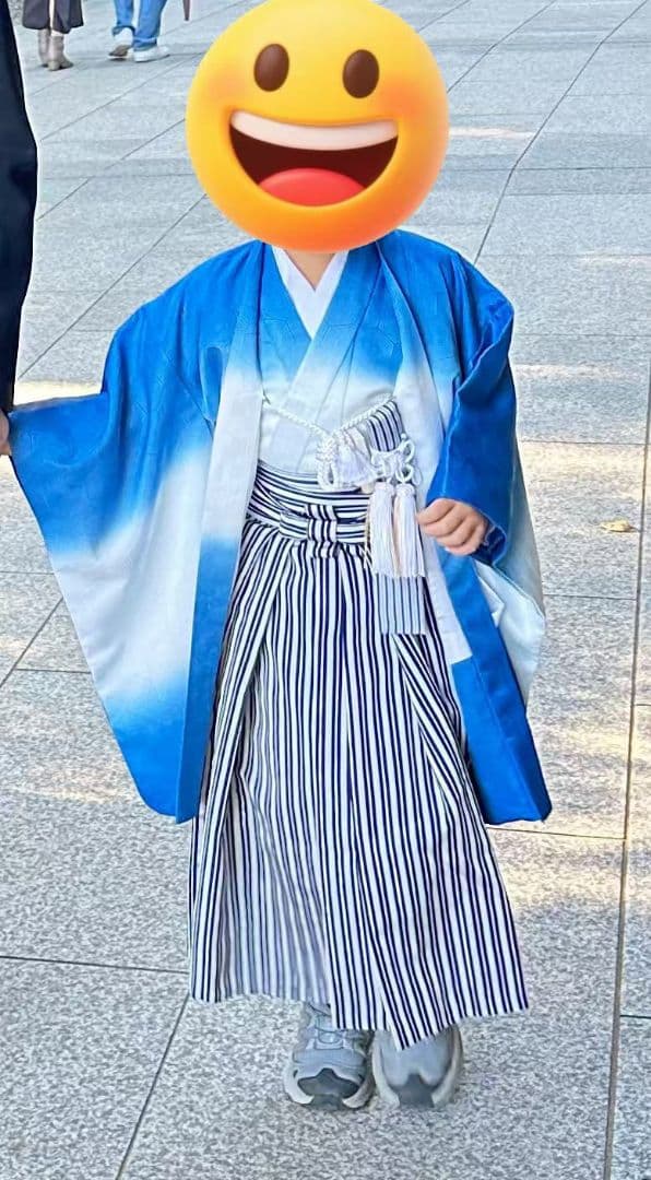 男児七五三詣り袴セット　　紋なし