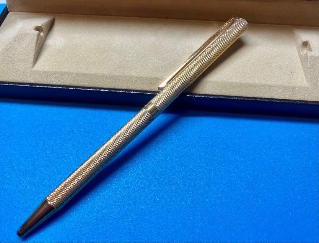 フランス　Paris Dupont デユポン社製総ゴールドボールペン
