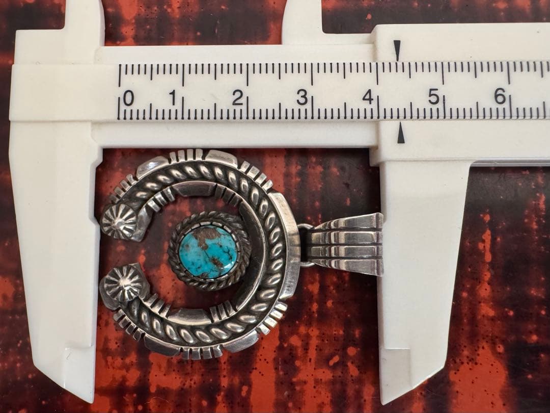 最終 デルバートバンデバー ナジャペンダントトップ ターコイズマウンテン ナバホ