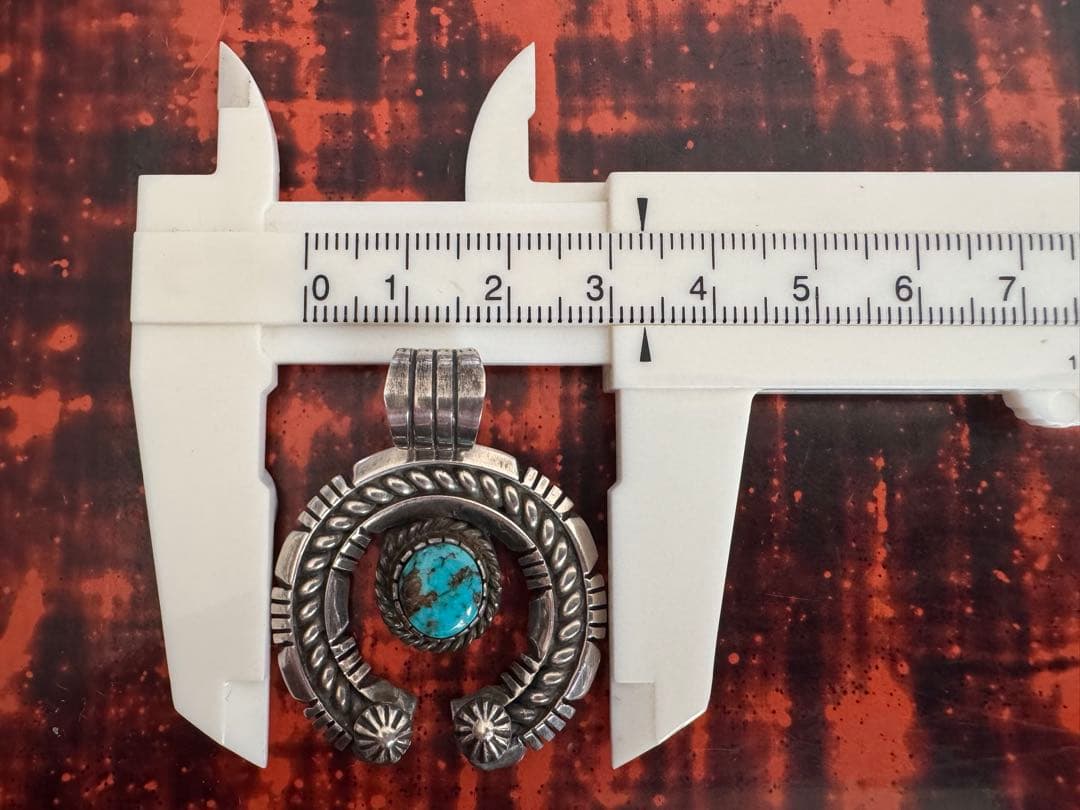 最終 デルバートバンデバー ナジャペンダントトップ ターコイズマウンテン ナバホ