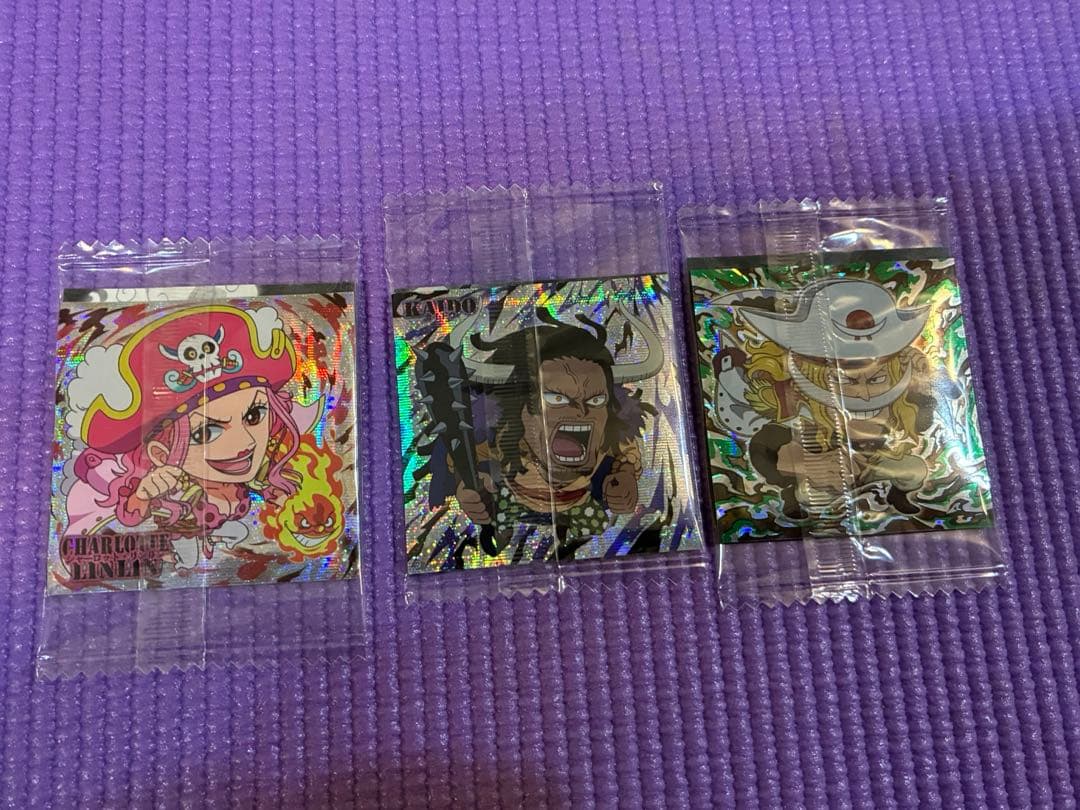 にふぉるめーしょん ワンピース大海賊シールウエハースLOG.12パラレルレア3種