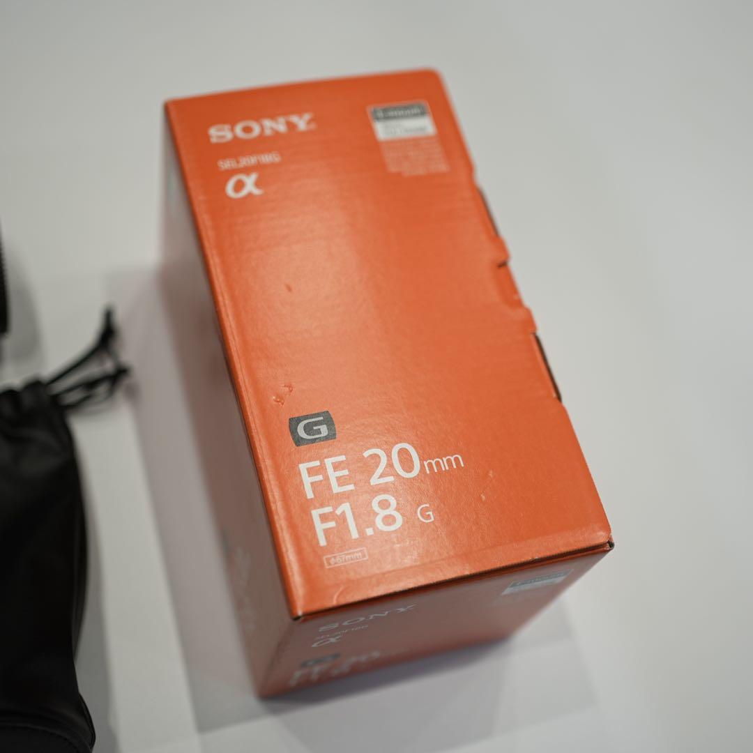 【超美品 おまけ付き】Sony 20mm F1.8 Gレンズ SEL20F18G