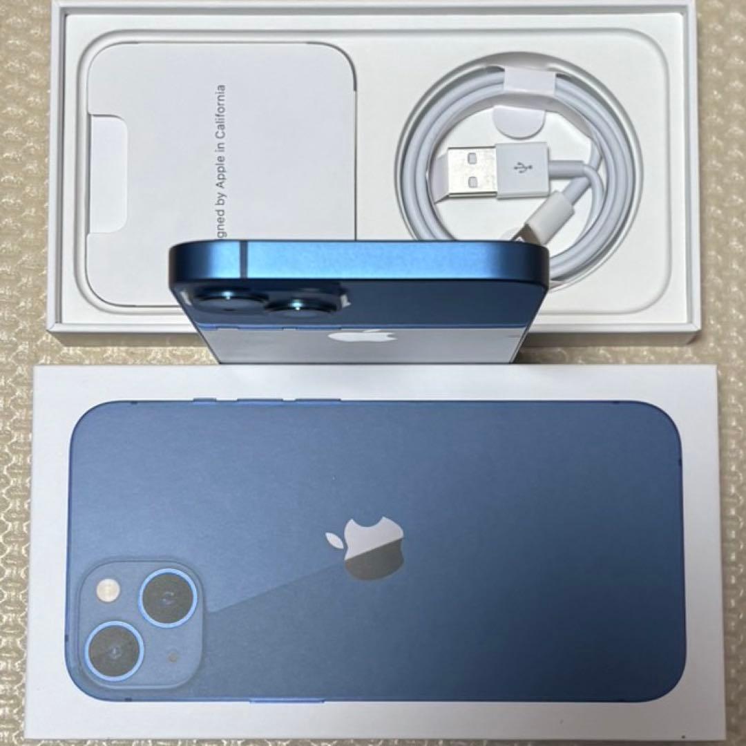 ほぼ新品バッテリー容量100% iPhone13 128GB SIMフリー 本体