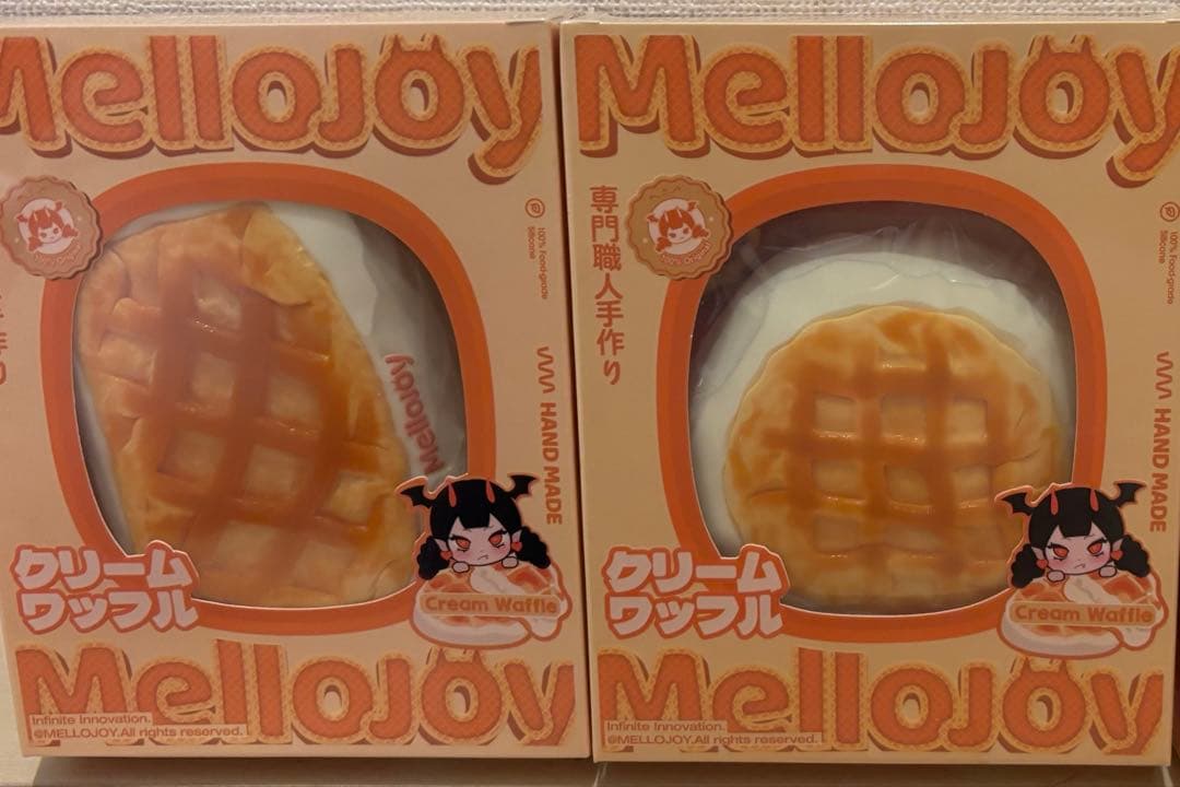 クリームワッフル メロジョイ ワッフル Mellojoy スクエア さんかく