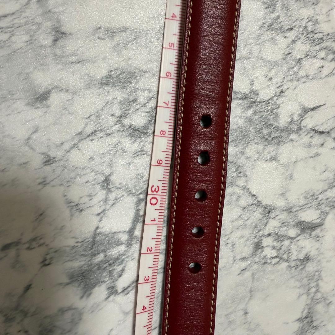 【美品】セット　COACH レザー 犬用首輪 リード　レッド　小型犬