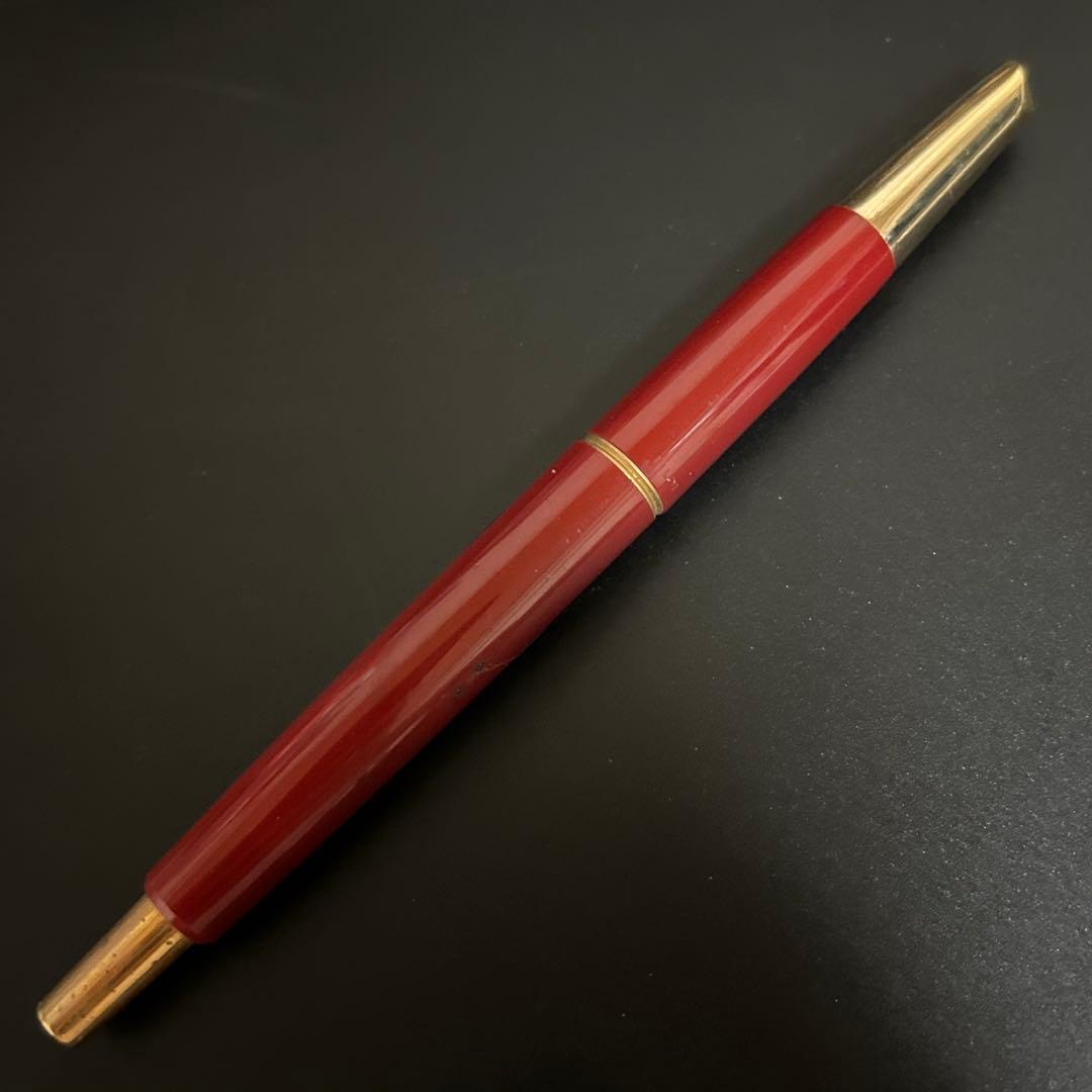 パイロット キャップレス レッド ボルドー 廃盤 廃番 旧型 万年筆