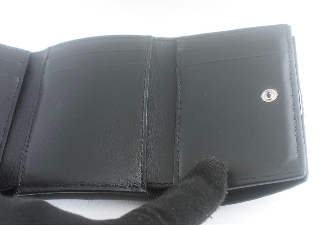 LOEWE＊アナグラム＊トライフォードウォレット＊カーフスキン＊三つ折り財布