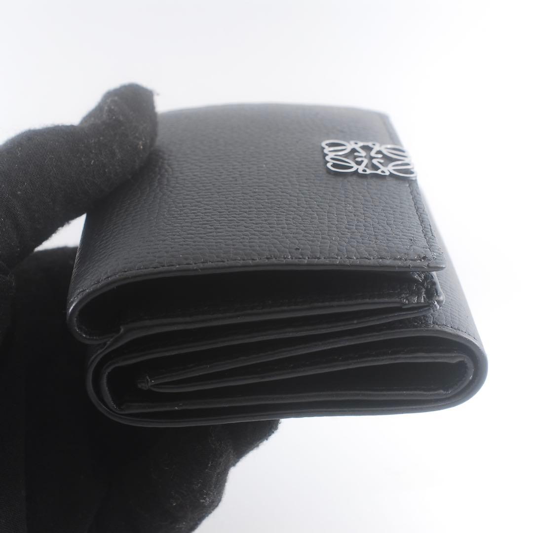 LOEWE＊アナグラム＊トライフォードウォレット＊カーフスキン＊三つ折り財布