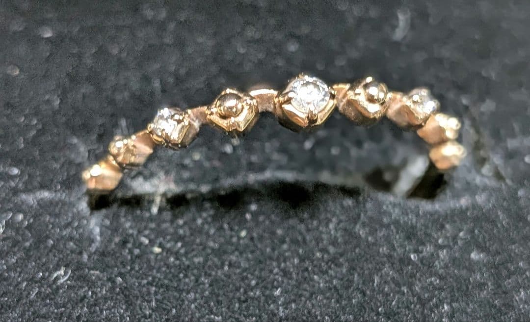 ノジェス　K10PG　リング　13号　agete　NOJESS