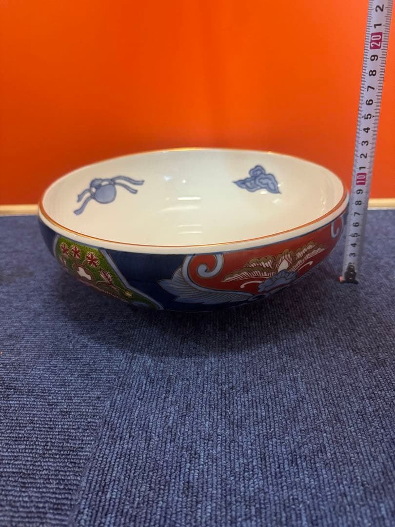 1645  有田焼 金ヶ江神右衛門  大鉢　27cm