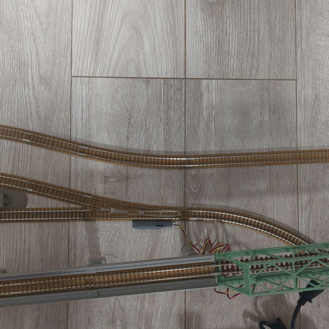 TOMIX　複線レイアウト　ポイント、ホーム付き