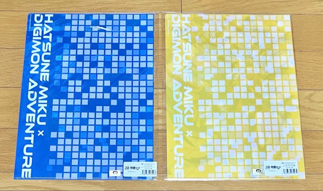 初音ミク デジモン クリアファイル 2枚セット Rella さいとうなおき